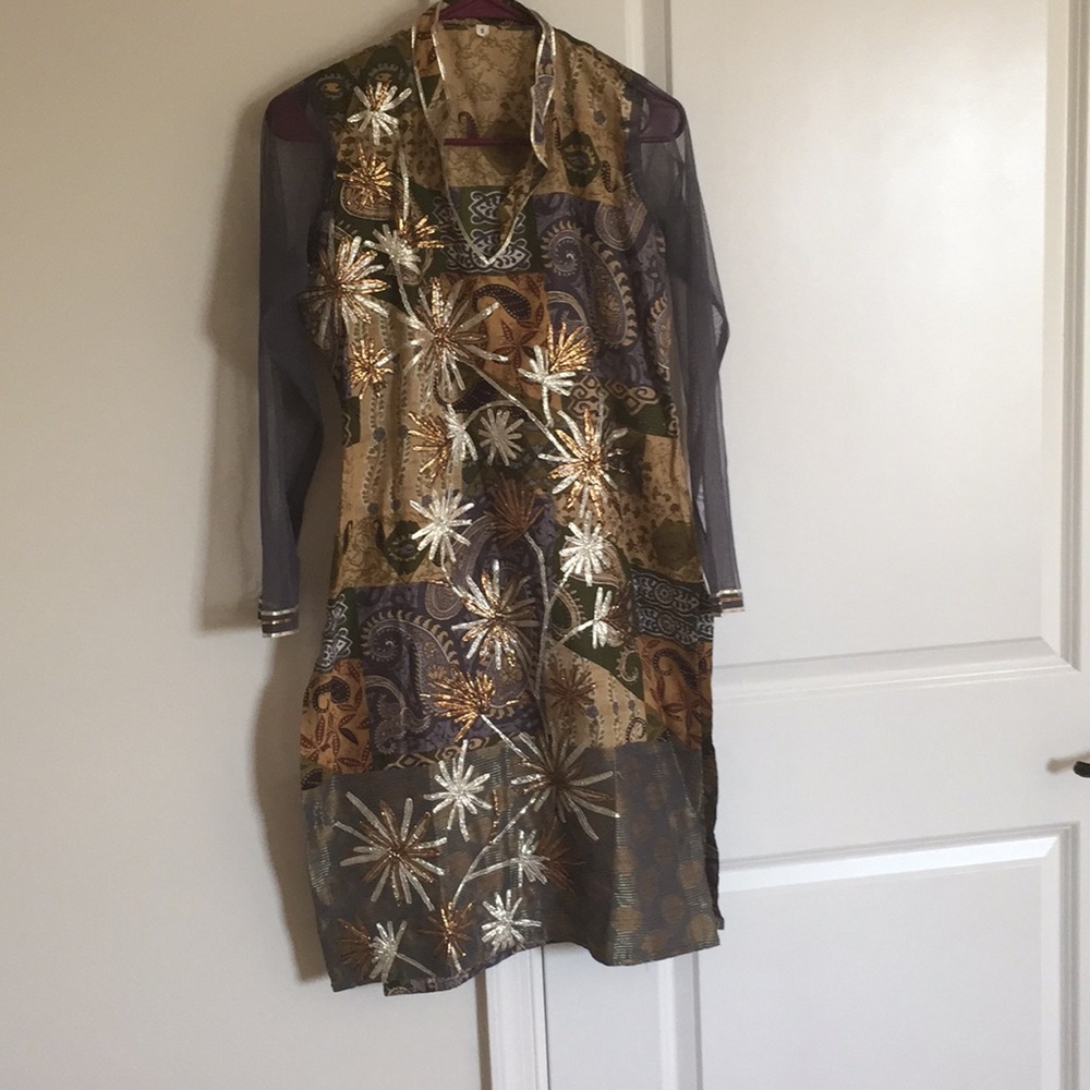 Printed knee length kurti(tunic)